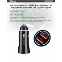 Erisin ES052 USB зарядно за автомобил