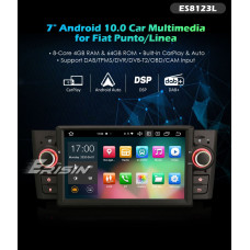Erisin ES8123L 7" Android 10 за FIAT Punto