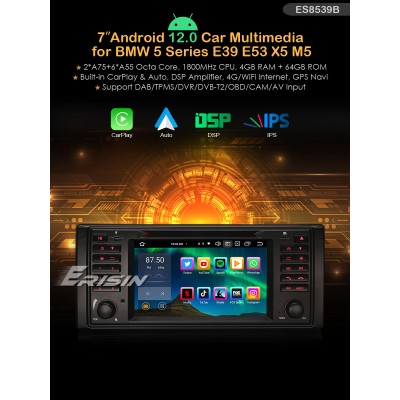 Erisin ES8539B с Android 14 за БМВ Е39