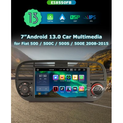 Erisin ES8550FB 7" Android 14 за FIAT 500