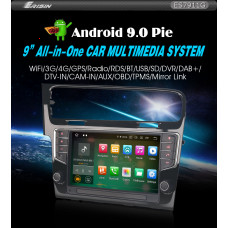 Erisin ES7911G 9" Android 9 за VW